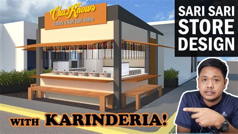 simple sari sari store design|SARI SARI STORE DESIGN WITH CARINDERIA .